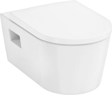 hansgrohe EluPura S vægh toilet 540 u/skyllerand inkl. toiletsæde m/låg hvid - 1