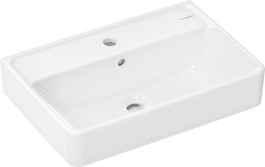 hansgrohe Xanuia Q håndvask Compact 55x37cm m/hh m/overløb hvid - 1