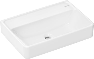 hansgrohe Xanuia Q håndvask Compact 55x37cm u/hh m/overløb hvid - 1