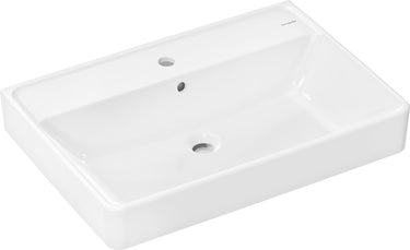 hansgrohe Xanuia Q bordmonteret håndvask 70x48cm m/hh m/overløb hvid - 1