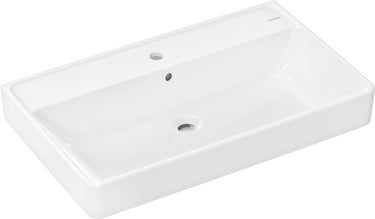 hansgrohe Xanuia Q bordmonteret håndvask 80x48cm m/hh m/overløb hvid - 1