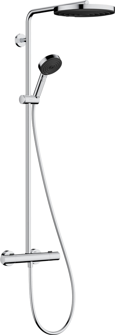hansgrohe Pulsify S Puro Showerpipe 260 1jet EcoSmart m/Ecostat Fine og håndbruser 3jet forkr - 1