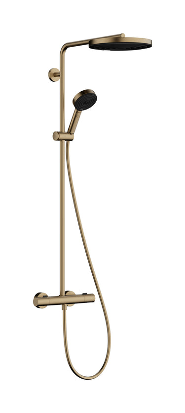 hansgrohe Pulsify S Puro termostatbatteri kunststof/metal ø260mm/1,6m sl m/hovedbr.arr børstet bronze - 1