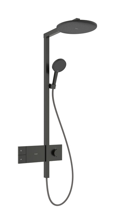 hansgrohe Raindance Alive S Showerpipe 300 1jet EcoSmart m/ShowerSelect Comfort børstet sort krom PVD - 1