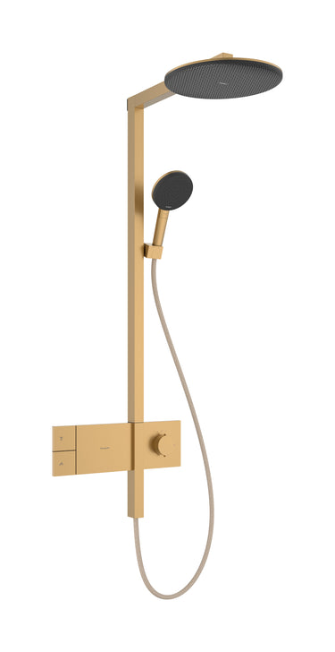 hansgrohe Raindance Alive S Showerpipe 300 1jet EcoSmart m/ShowerSelect Comfort børstet bronze PVD - 1