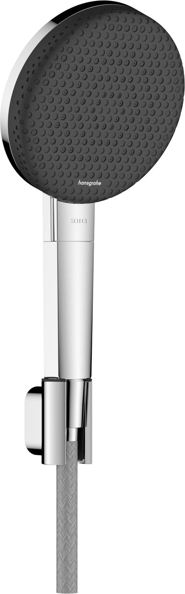 hansgrohe Raindance Alive Select S bruserholdersæt 125 3jet EcoSmart m/tekstilbruserslange 160 cm krom - 1