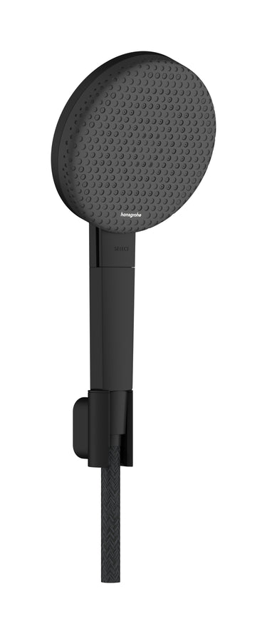 hansgrohe Raindance Alive Select S bruserholdersæt 125 3jet EcoSmart m/tekstilbruserslange 160 cm mat sort - 1
