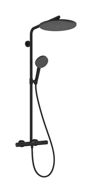 hansgrohe Raindance Alive S Puro brusesæt 300 1jet EcoSmart m/termostat mat sort - 1