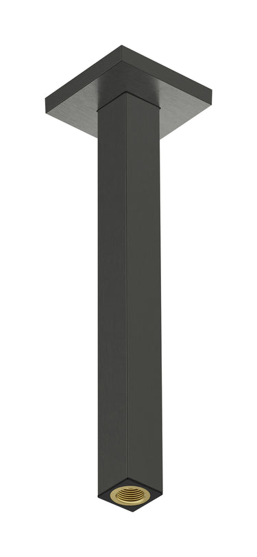 hansgrohe loftbefæstigelse E 30 cm 1/2" børstet sort krom PVD - 1