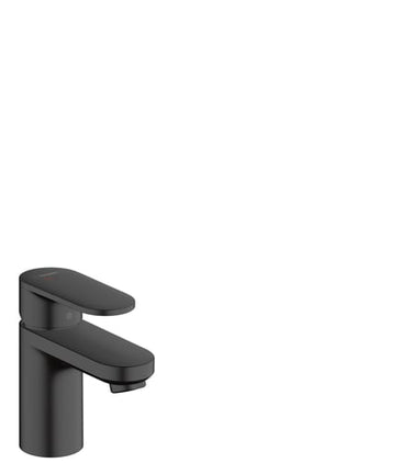 hansgrohe Vernis Blend etgrebsbatteri messing 89mm tud t/hv m/push-open mat sort - 1