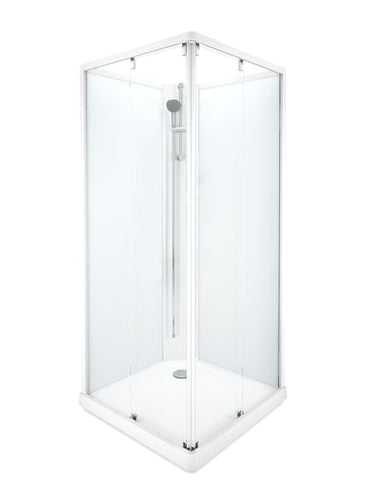 Showerama 10-5 Classic rektangelt kabine 900x900mm hvid/frost - 1