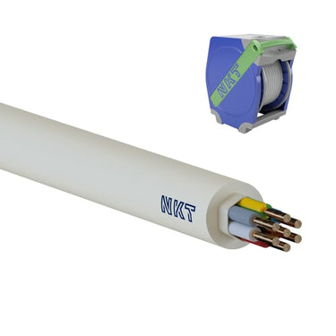 Installationskabel NOIKLX 90° Dca 7G1,5 Lysegrå QADDY 400 - 1