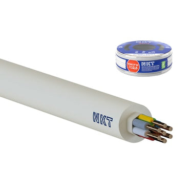 Installationskabel NOIKLX 90° Dca 7G2,5 Lysegrå Rg50 - 1