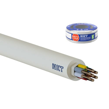 Installationskabel NOIKLX 90° Dca 7G1,5 Lysegrå Rg100 - 1