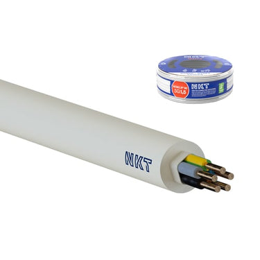 Installationskabel NOIKLX 90° Dca 5G1,5 Lysegrå Rg100 - 1