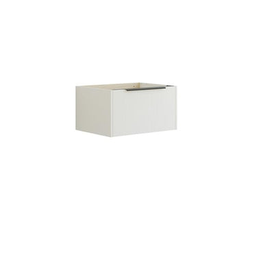 Dansani Mido vaskeskab 60x32 cm m/1 skuffe stribet hvid mat - 1