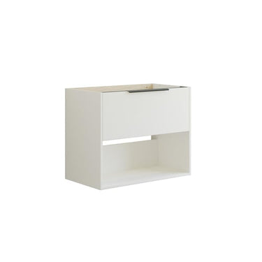 Dansani Mido vaskeskab 80x64 cm m/1 skuffe glat hvid mat - 1