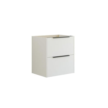 Dansani Mido vaskeskab 60 cm m/2 skuffe glat hvid mat - 1