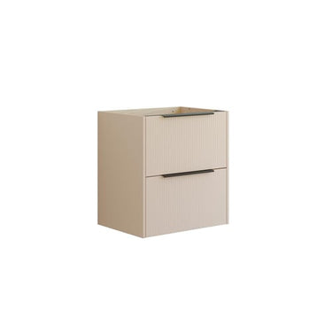 Dansani Mido vaskeskab 60 cm m/2 skuffe stribet sand - 1