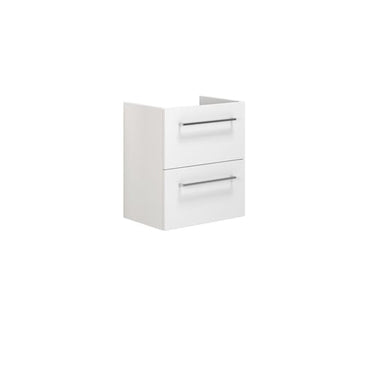 Dansani Mido vaskeskab 50 cm m/2 skuffe hvid højglans - 1