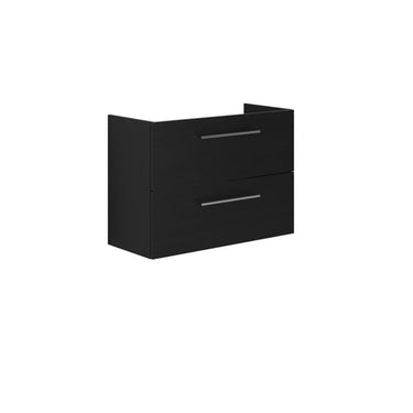 Dansani Mido vaskeskab 80 cm m/2 skuffe sort struktur - 1