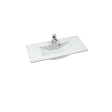 Dansani Amber Mini vask 81x36,5 cm hvid - 1