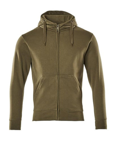 Mascot Hættetrøje med lynlås 51590 mosgrøn 2XL - 1
