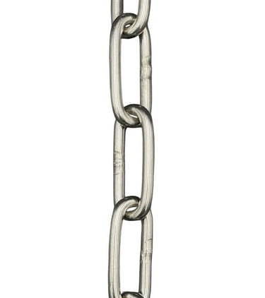 Rustfri langled kæde 4 mm - 1