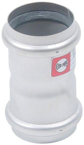 BLÜCHER dobbeltmuffe Ø50mm syrefast stål - 1