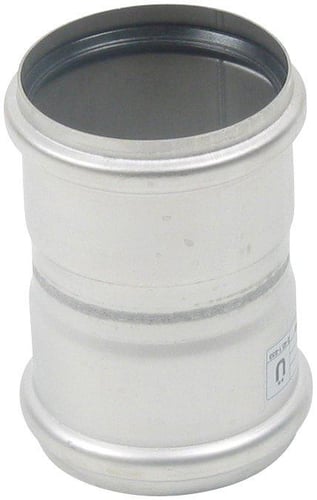 BLÜCHER dobbeltmuffe Ø75mm syrefast stål - 1