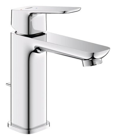 GROHE Cubeo Håndvaskarmatur m/bundventil og koldstart M-size forkromet - 1