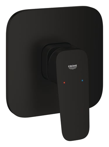 GROHE Cubeo Etgrebs forplade til brus mat sort - 1