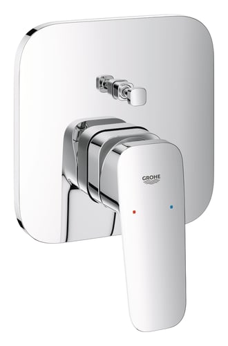 GROHE Cubeo Etgrebs forplade til Smartbox m/2 udgange forkromet - 1