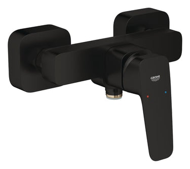 GROHE Cubeo Etgrebsbatteri til kar og brus m/2 udgange brus sort - 1