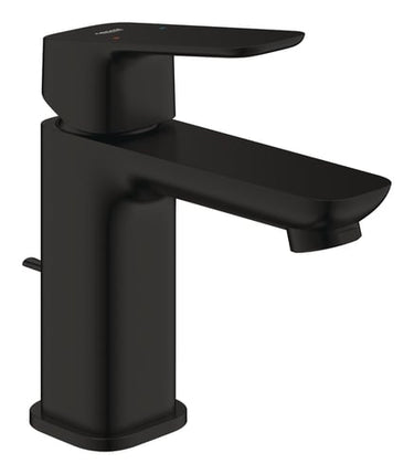 GROHE Cubeo Håndvaskarmatur m/bundventil S-size mat sort - 1