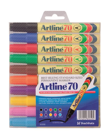 Marker Artline 70 Permanent 10-sæt - 1