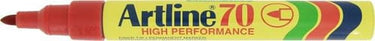 Marker Artline 70 permanent 1.5 rød - 1