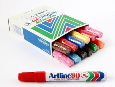 Marker Artline 90 5.0 assorteret farver - 1