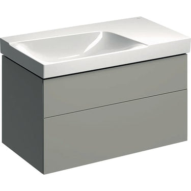 Geberit XENO² vaskeskab 880x530x462mm m/2skuffer greige spånplade lak 500.515.00.1 - 1