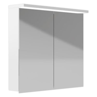 KRISS Skandi LED design spejlskab 80cm hvid - 1
