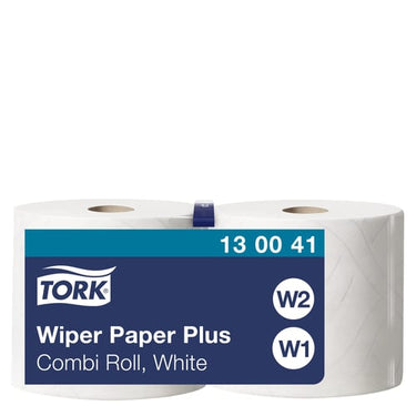 Tork Aftørringspapir Plus Hvid Rl m/255 m W1/W2 - 1