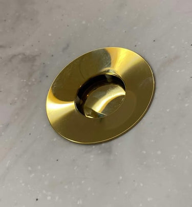 KRISS Magic bundventil til vask u/overløb guld - 1