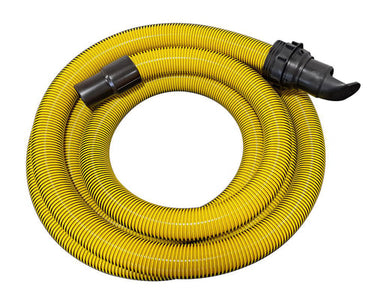 Ronda 38mm Antistatisk slange gul/sort 4m med 38mm bajonet- og antistatisk tilbehørsstuds - 1
