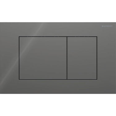 Geberit Sigma40 betjeningsplade m/2 skyl square lava - 1