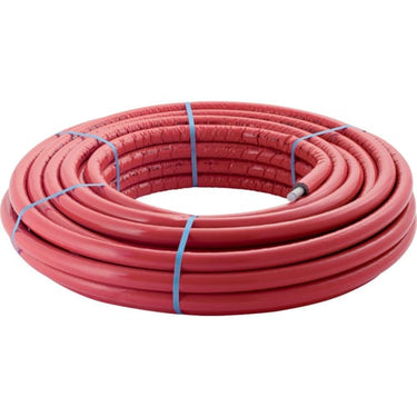 Geberit systemrør ML rundt præ-isoleret D=20mm isolering=6mm længde=50m rød - 1