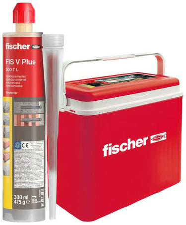 Fischer Injektionsmørtel FIS V Plus 300 i Køleboks 12 patroner - 1