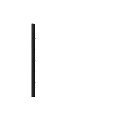 Dansani Match reol 197,5x10x3,3cm t/model D 5 hylder sort mat - 1
