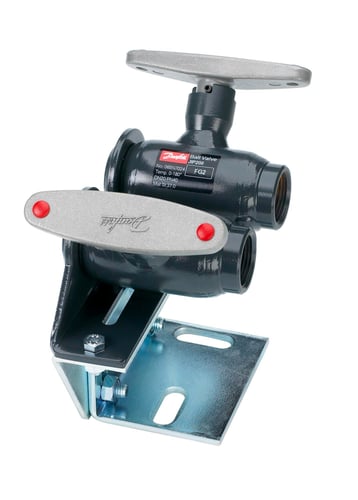 Danfoss JIP-II-TW double piped tvillingekuglehane/Tgreb stål 25mm mf - 1