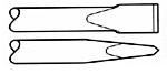 Fladmejsel 20X178 P-2530H / P-2531H - 1