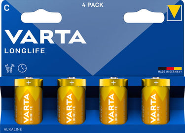 VARTA LONGLIFE Batteri C 4-PAK - 1